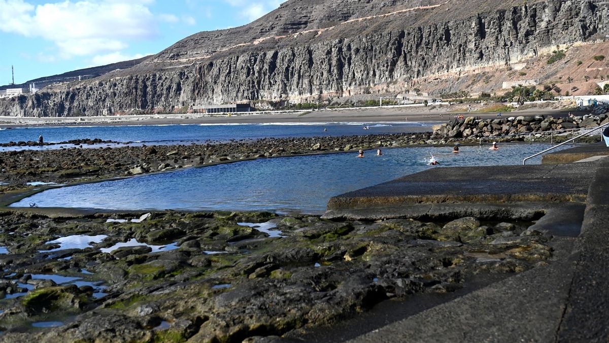 Las piscinas naturales de La Laja, cerradas desde este jueves