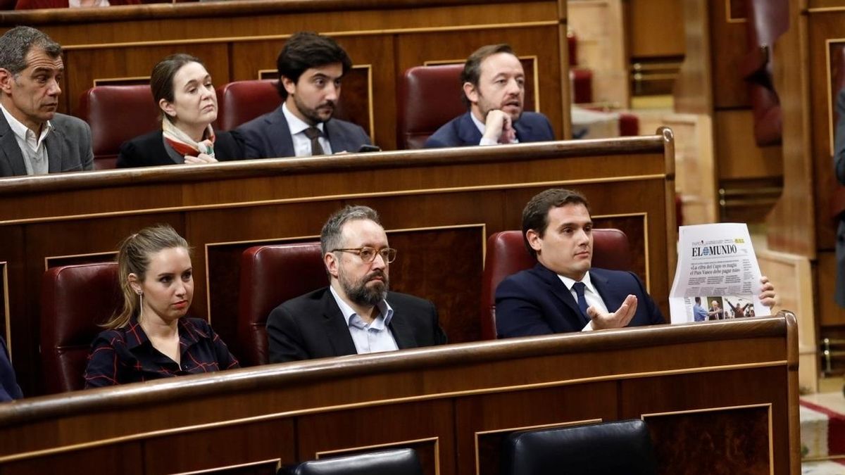Rivera se enzarza a cuenta del Cupo vasco con el Gobierno y el PP, que le acusan de "oportunismo" y de "dar bandazos"