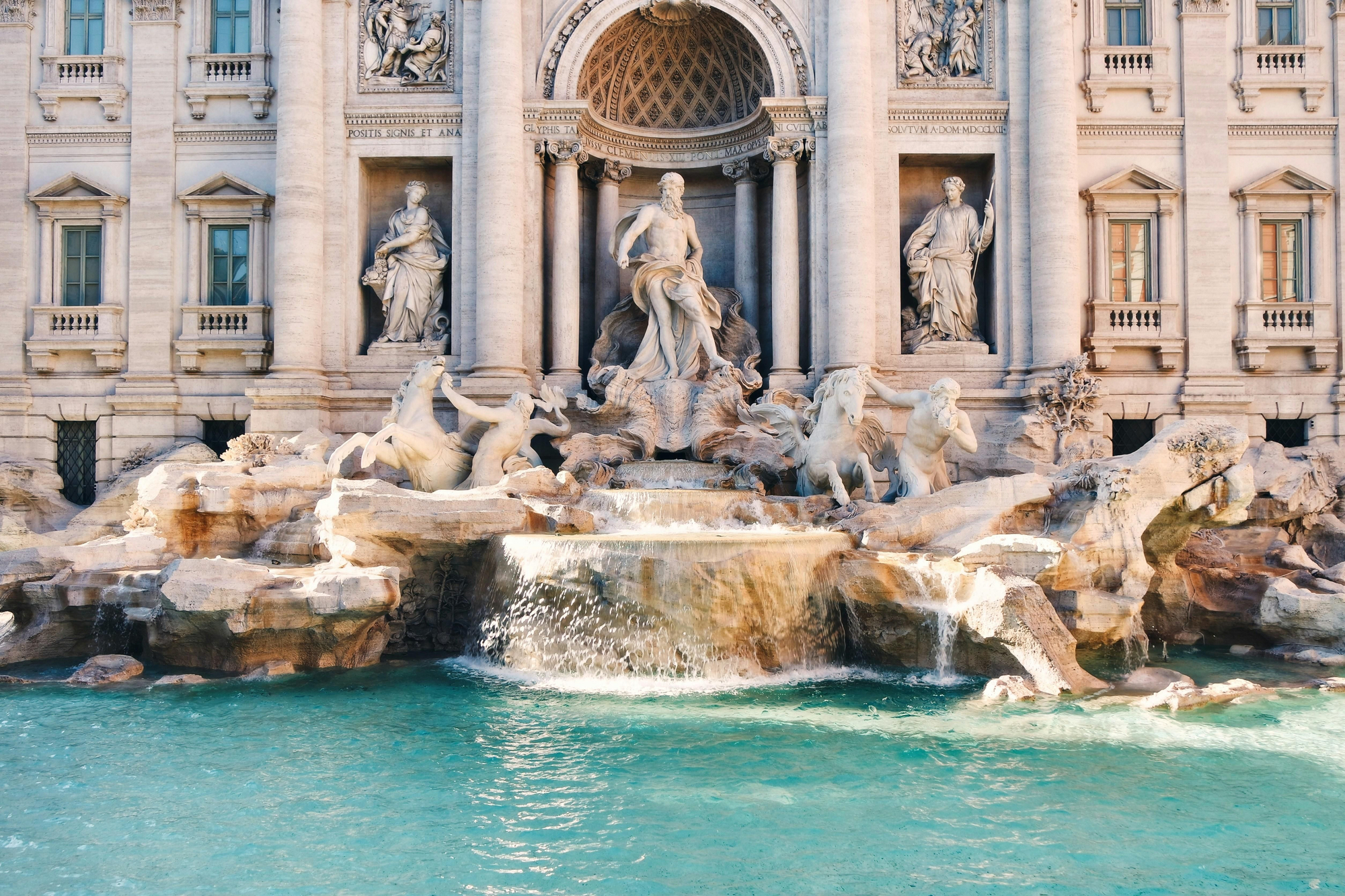Fontana di Trevi.
