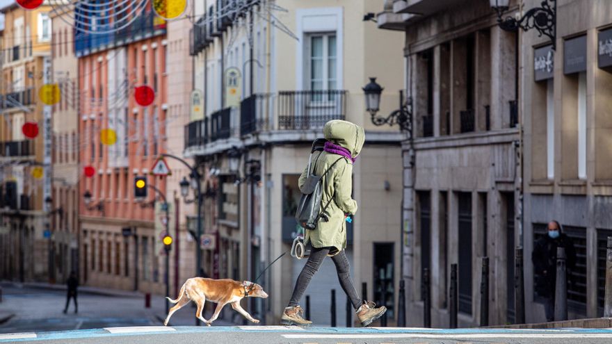 Vista de las calles vacías de Logroño. EFE/Raquel Manzanares/Archivo