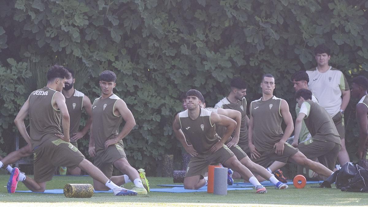 Primer entrenamiento de pretemporada del Córdoba CF, en imágenes