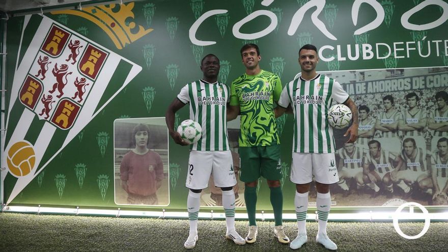 El Córdoba CF presenta a Iker Álvarez, Fomeyem y Álex Martín: "Venimos a seguir creciendo"