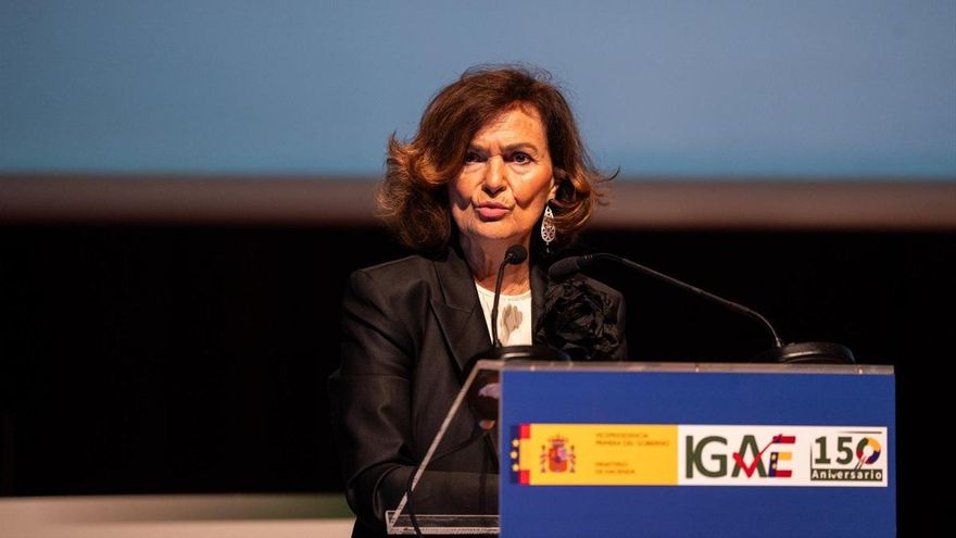 La presidenta del Consejo de Estado, Carmen Calvo, en el Museo Reina Sofía, el 29 de noviembre de 2024