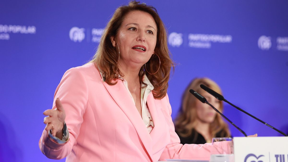 Archivo - La eurodiputada Carmen Crespo interviene durante la reunión del Comité Ejecutivo Autonómico del PP-A. A 11 de junio de 2024, en Sevilla (Andalucía, España). (Foto de archivo).