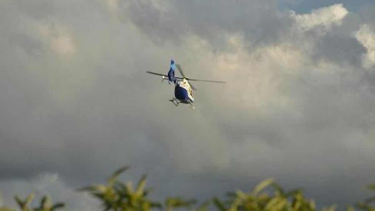 Rescate aéreo de una senderista herida en Collado Jermoso
