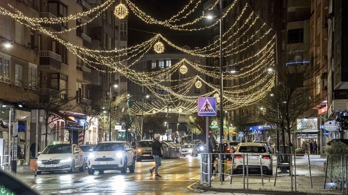 Luces de Navidad en Camargo.