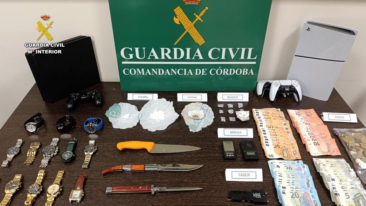 Desmantelado un punto de venta de droga 'bazuco' muy activo en la provincia de Córdoba