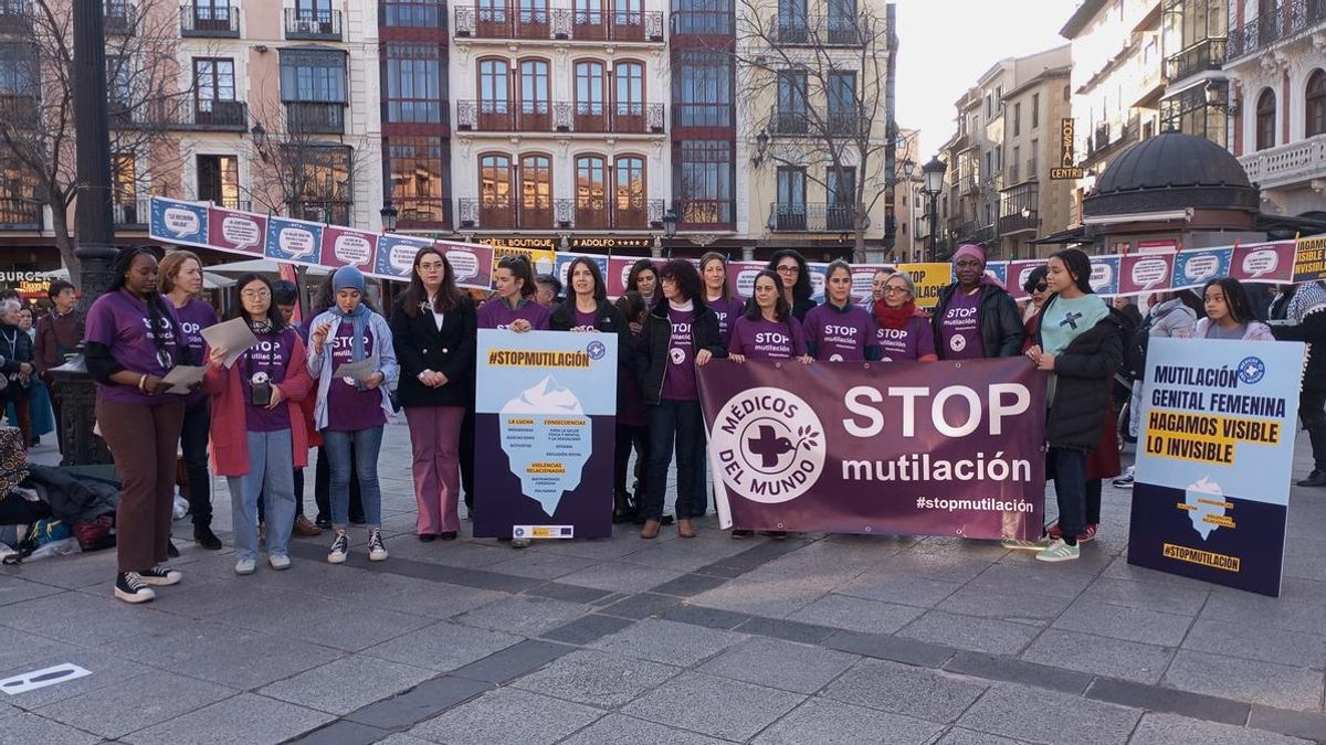 Médicos del Mundo se concentra en Toledo y Albacete para denunciar la mutilación genital femenina