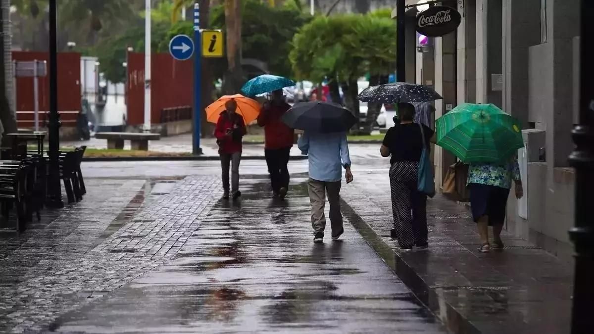 Lluvias este viernes en el norte y este de La Palma