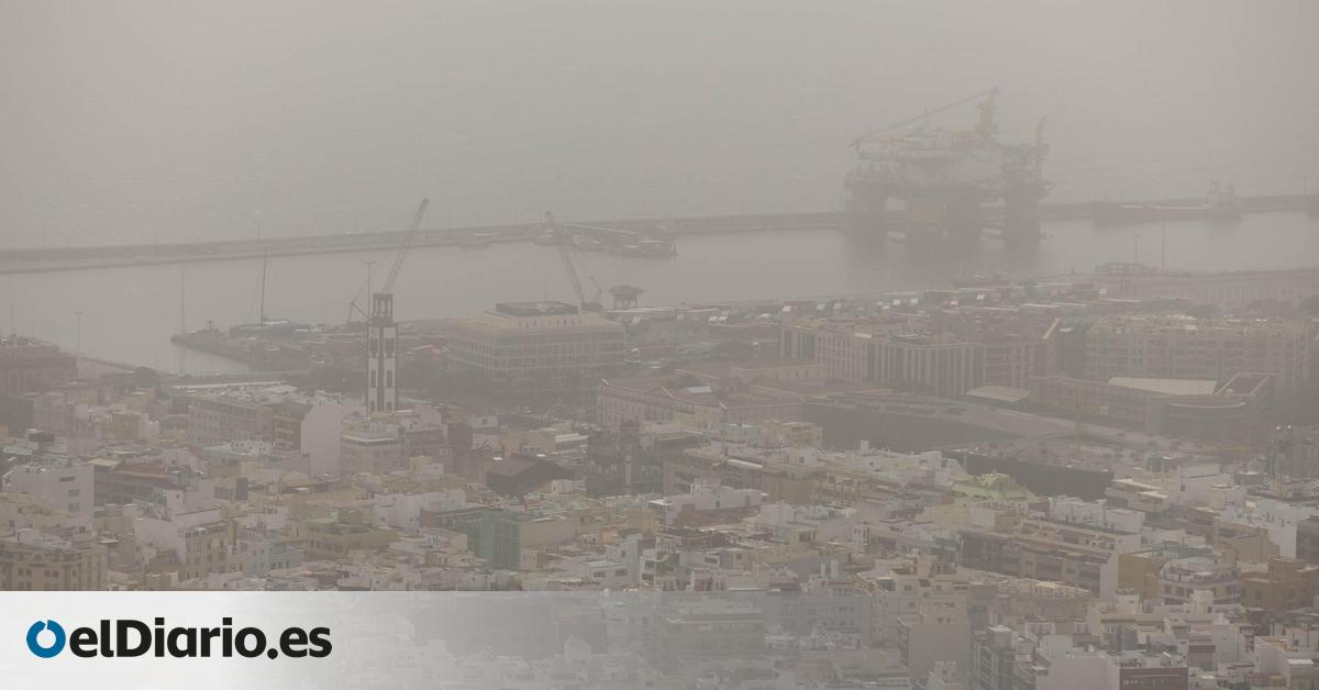 Canarias, sepultada por un denso manto de calima