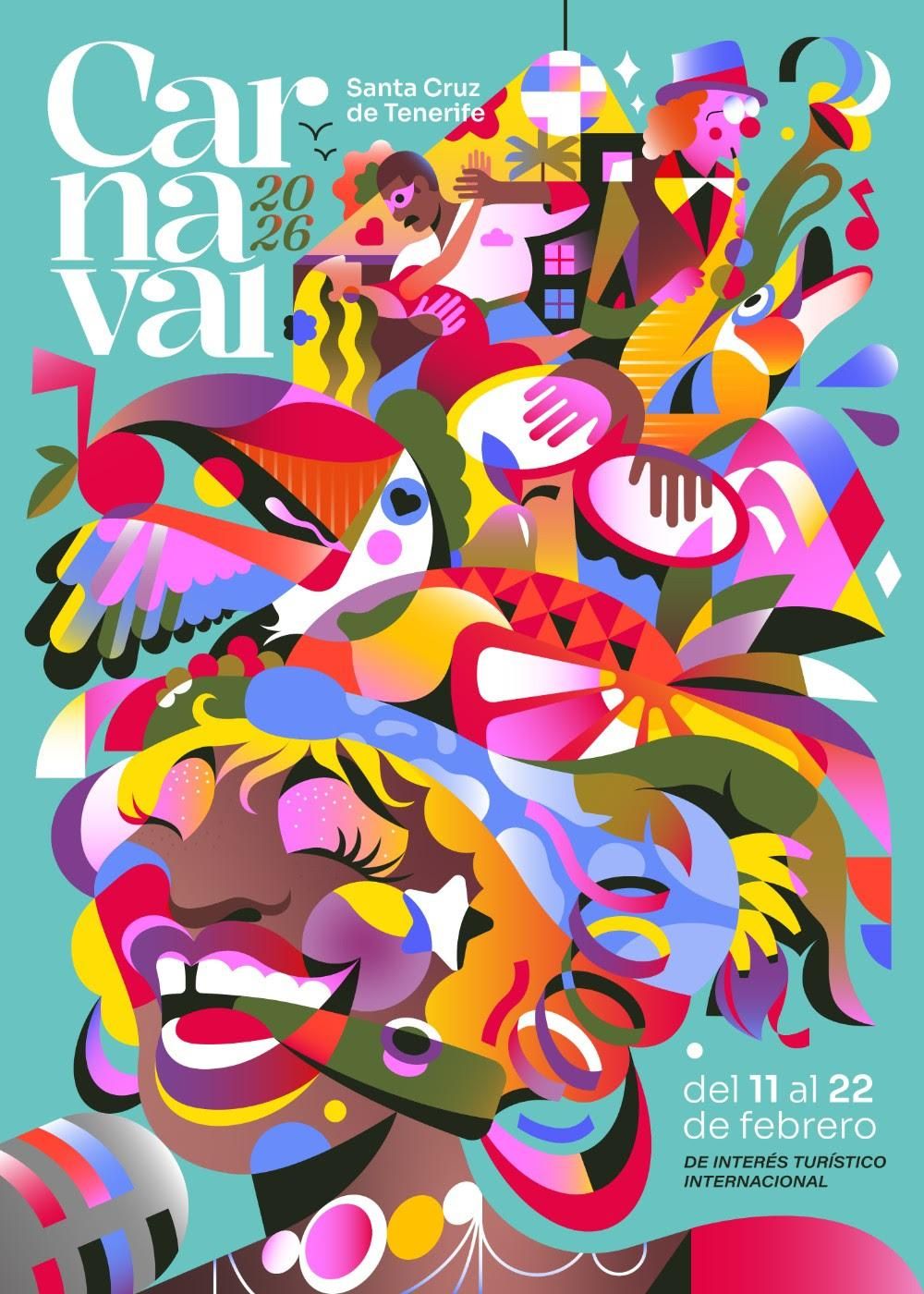 Cartel de los Carnavales de Santa Cruz de Tenerife.