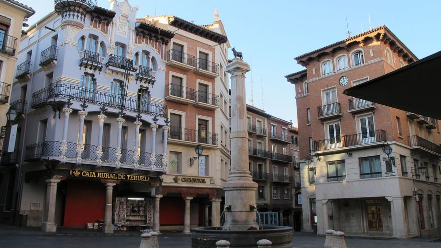 Plaza del Torico, antigua Plaza Mayor de Teruel.