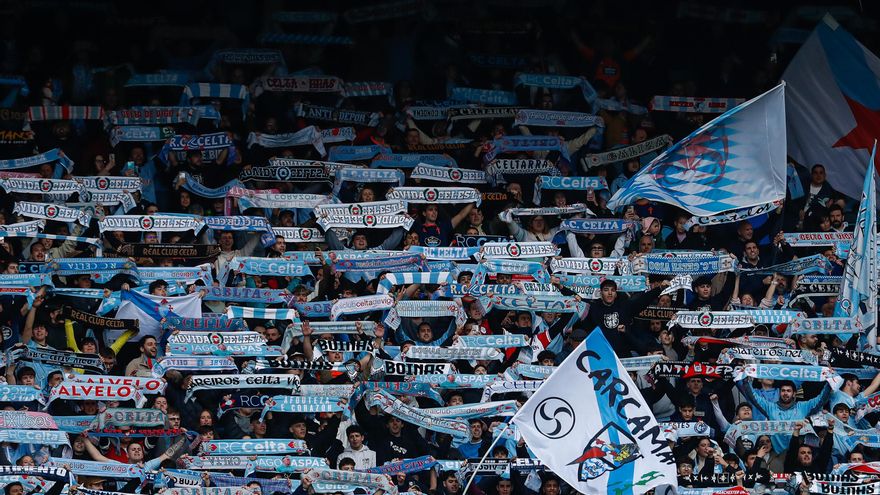 La megafonía del Celta responde con 'Grândola, vila morena' al saludo nazi de los ultras del Betis