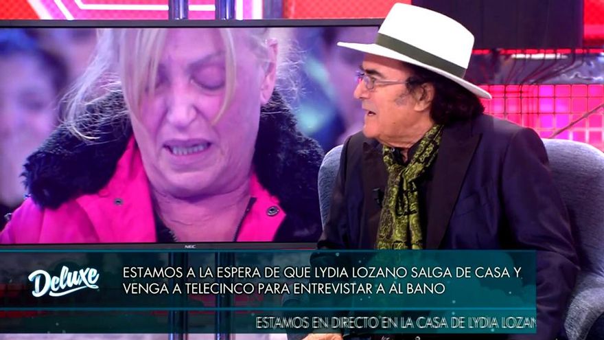 Lydia Lozano evitó su careo con Al Bano en el 'Deluxe': "Es una buena actriz"