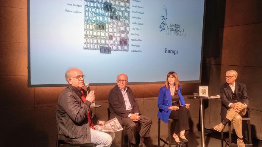 Joaquín Almunia y Ramón Jáuregui, dos históricos del socialismo, arropan a Idoia Mendia en la carrera a Europa