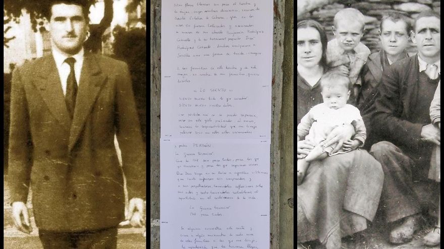 “Perdón” y “Paz”: la carta de una nieta de un represor franquista a las víctimas de su abuelo