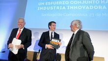 El ministro de Exteriores y el presidente de la Xunta, en un acto de la marca España