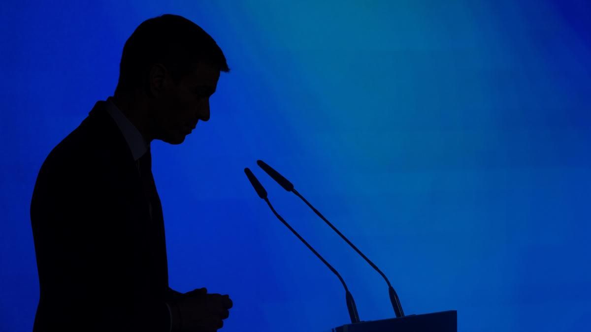 Pedro Sánchez, esta semana durante un acto público
