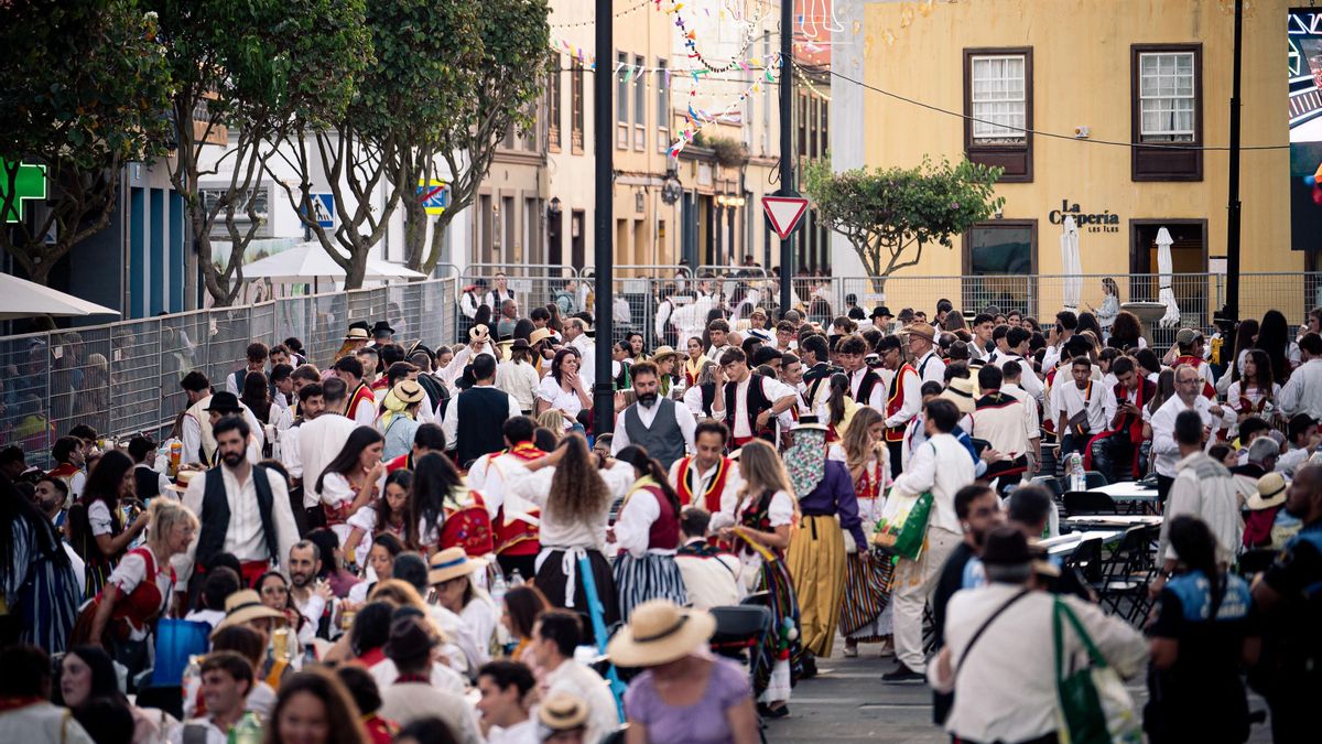 Así se vivió el Baile de Magos de San Benito, en La Laguna