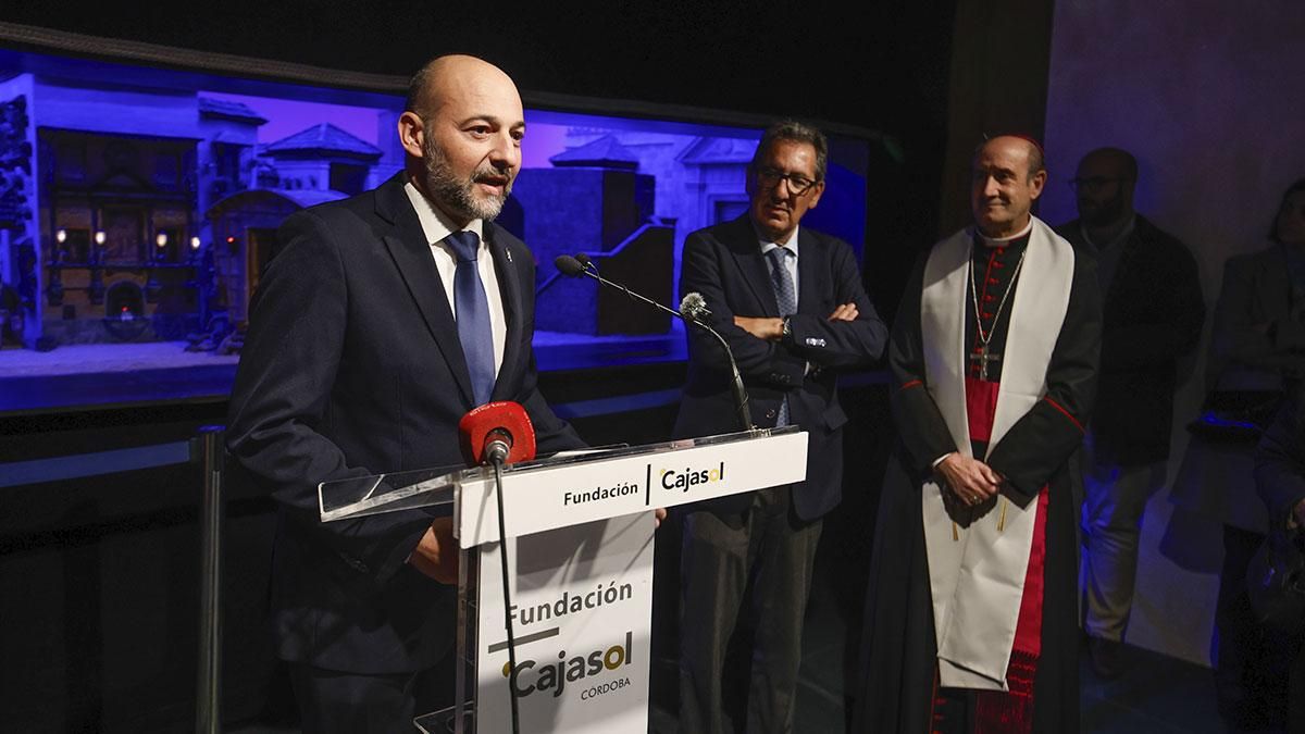 Inauguración del Belén de la Fundación Cajasol en Córdoba