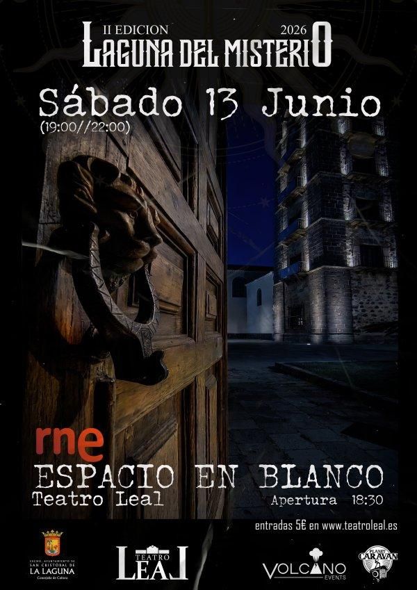 Cartel de Laguna del misterio.
