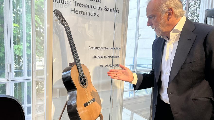 Una guitarra española del lutier Santos Hernández, a subasta en París desde 125.000 euros