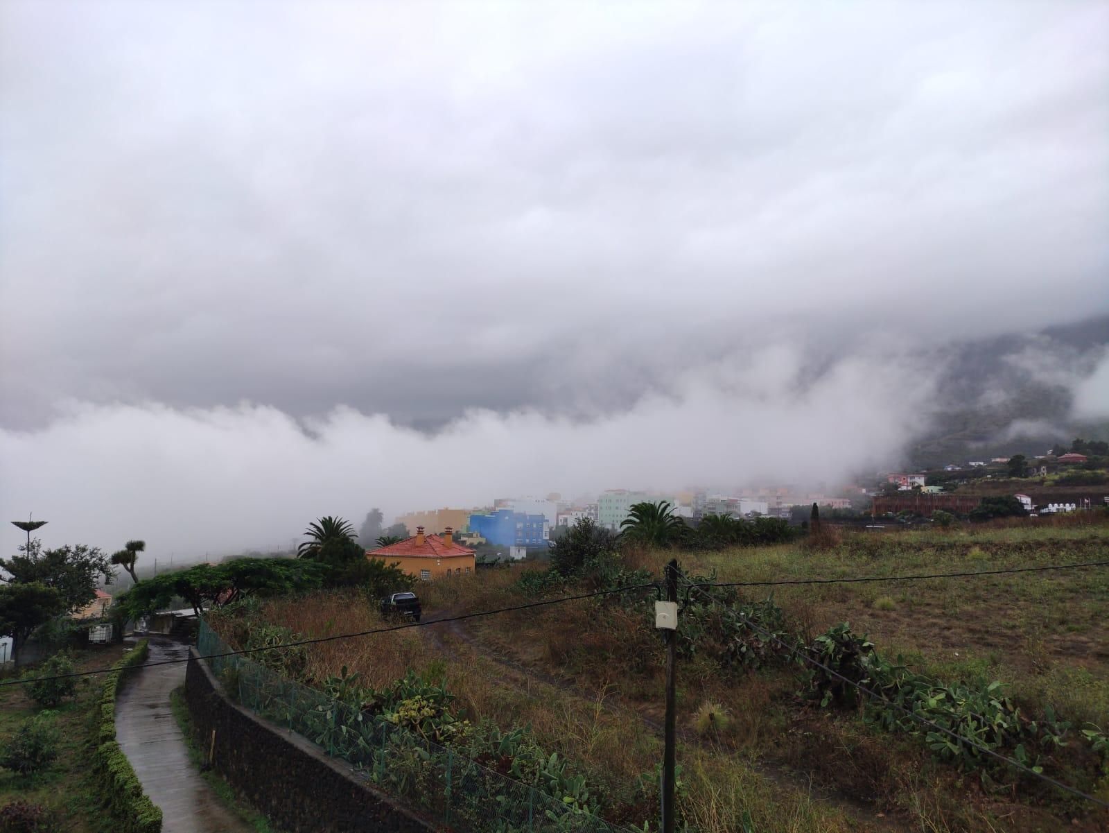 Imagen tomada este sábado en Breña Alta. JAVIER MARTÍN