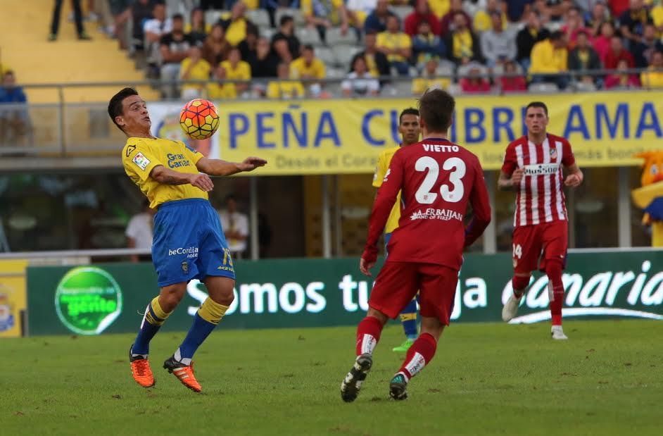 Partido entre la UD Las Palmas y el Atlético de Madrid. (ALEJANDRO RAMOS)