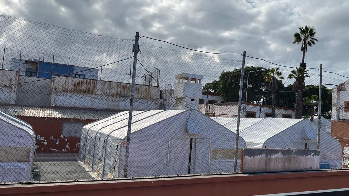 Imagen del antiguo cuartel 'Canarias 50' el pasado mes de marzo