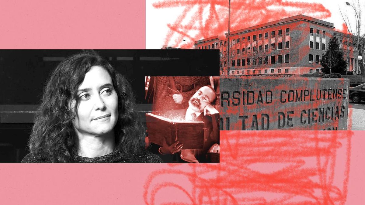 Ayuso y los Pocholos contra la Universidad