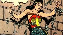 Wonder Woman en una de sus aventuras en viñetas