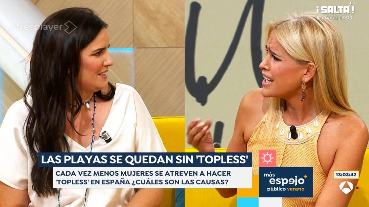 Tensión en 'Espejo Público' por el rifirrafe entre dos tertulianas: "¡Deja de faltarme ya, que me estás hartando!"