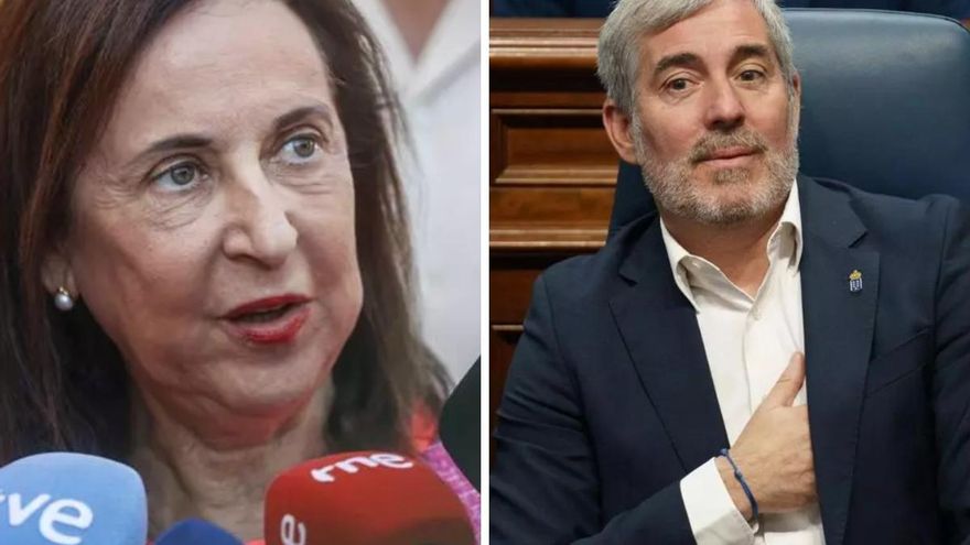 La ministra de Defensa le ofrece a Clavijo dos espacios para alojar a menores migrantes