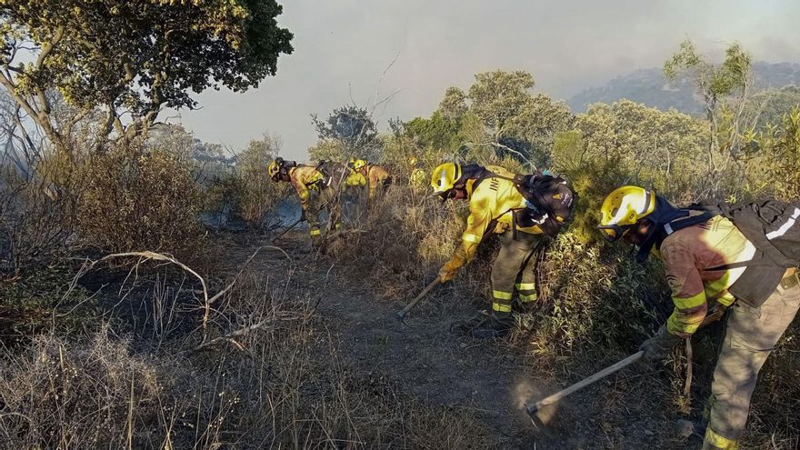 Dentro del incendio de Cerro Muriano: luchando contra el fuego con impotencia al ver arder la Sierra