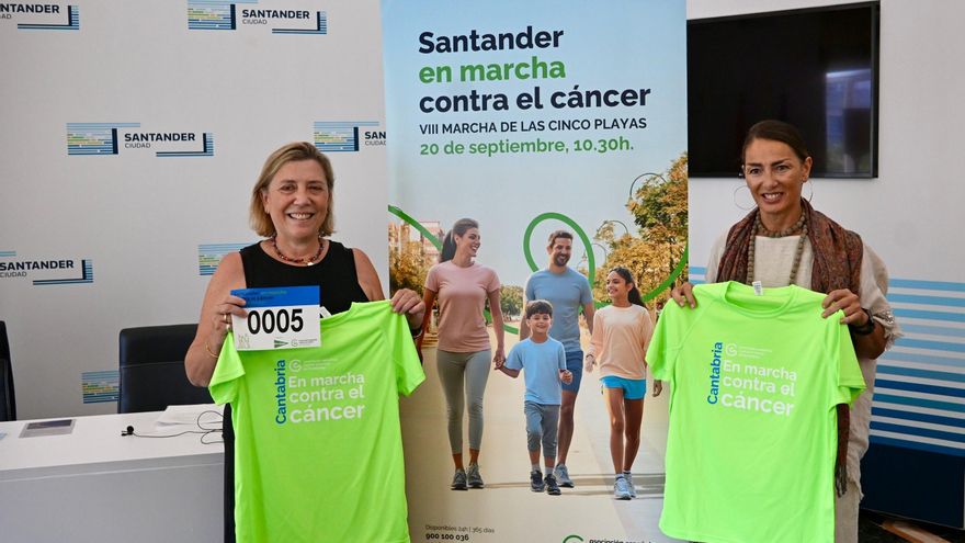 Presentación de la VIII Marcha de las cinco playas contra el cáncer.