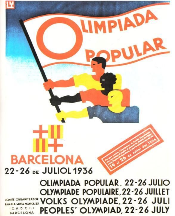 La Olimpiada Popular no llegó a celebrarse por el estallido de la Guerra Civil