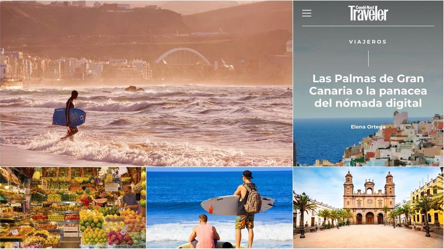 Las Palmas de Gran Canaria, "la panacea del nómada digital" para 'Condé Nast Traveler'