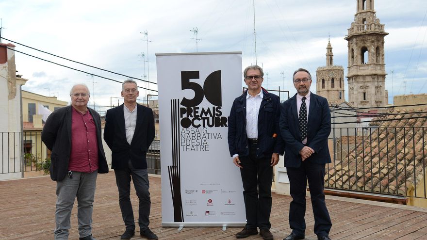 D'esquerra a dreta, Ricard Ripoll, Rafael Fabregat, Pedro Montalbán-Kroebel i Gabriel Ensenyat