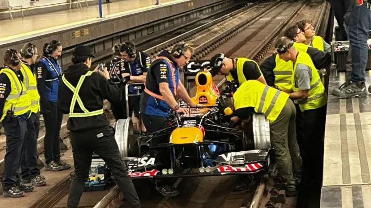 La Comunidad de Madrid cede las instalaciones de Metro para grabar una campaña publicitaria de la Fórmula 1