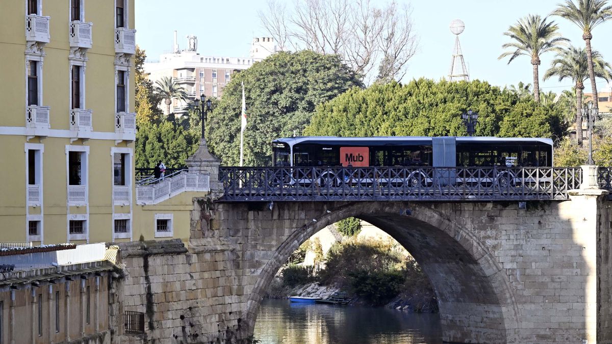La primera línea de tranvibús unirá Murcia y El Palmar a partir del 9 de diciembre