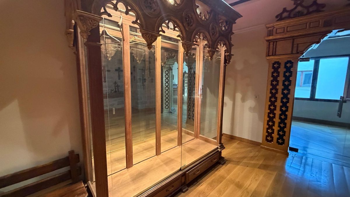 Estado en el que se recibió, en la jornada de ayer, el Monasterio de Santa Clara de Belorado.