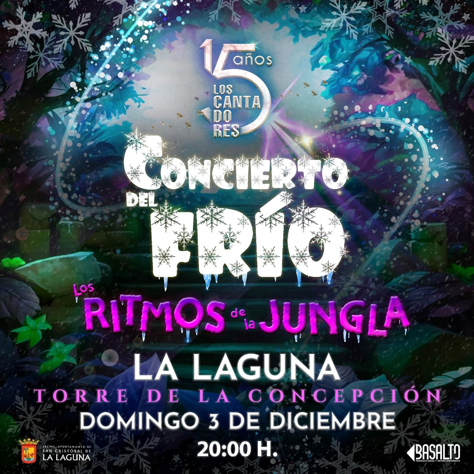 Cartel del 'Concierto del frío'.