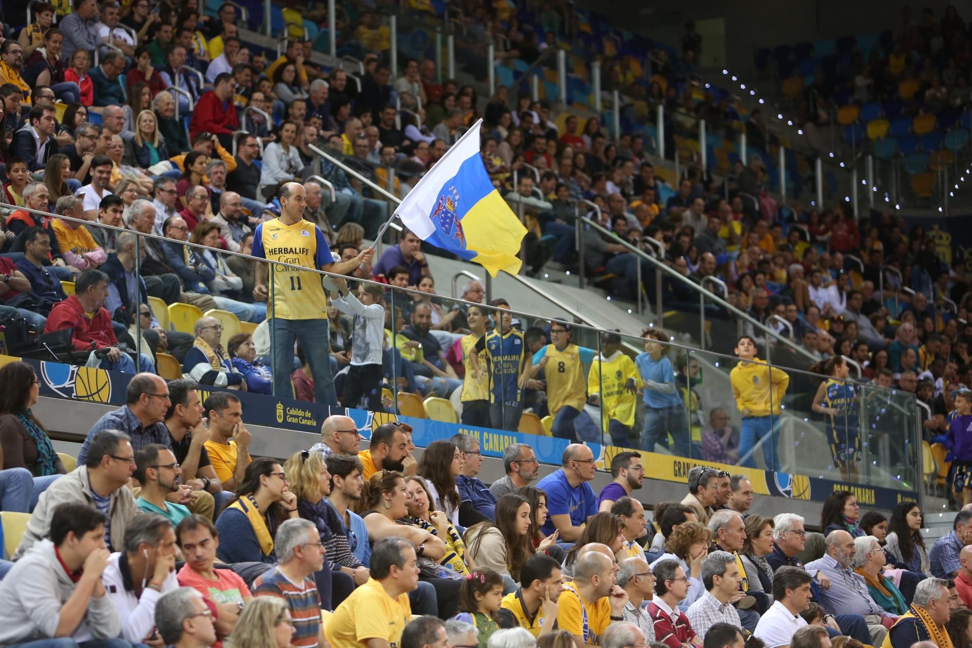 Imágenes del encuentro entre el Herbalife Gran Canaria y el UCAM Murcia en el Gran Canaria Arena. (Alejandro Ramos).