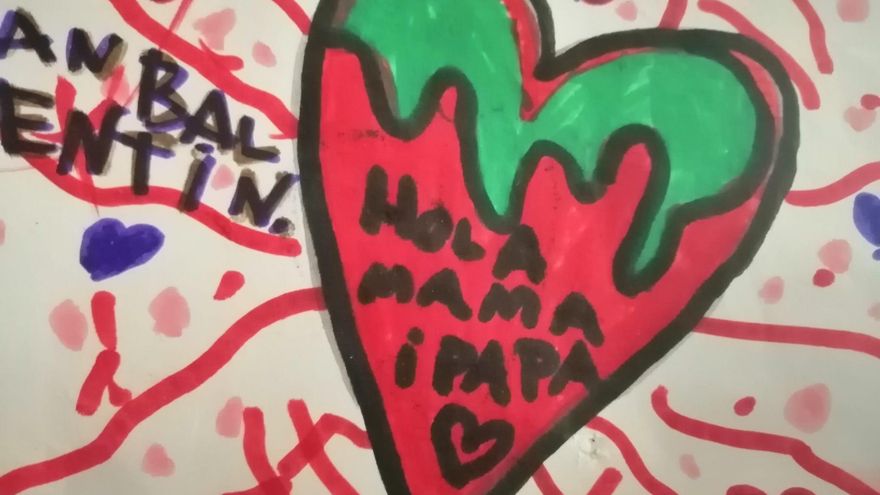 El dibujo de Ritta para San Valentín.