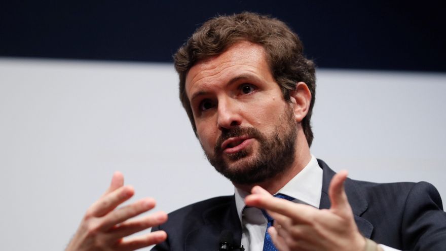 El presidente de PP, Pablo Casado. EFE/Mariscal/Archivo