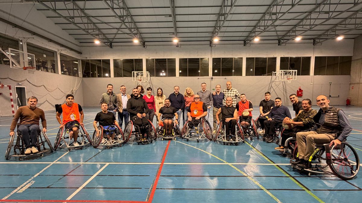 El Santa Cruz ADEIN Tenerife Fundación CB Canarias abre las puertas de un entrenamiento al equipo de Medios de CaixaBank