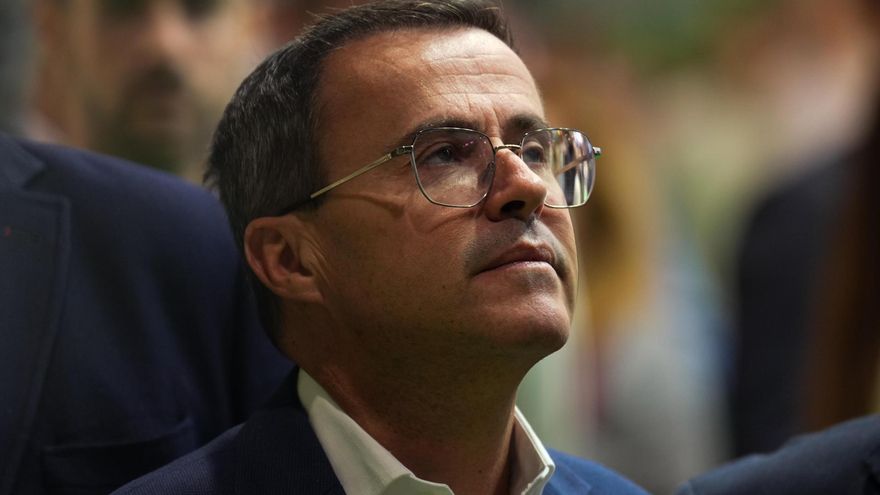 El secretario general del PSOE de Extremadura, Miguel Ángel Gallardo, en una imagen de archivo.