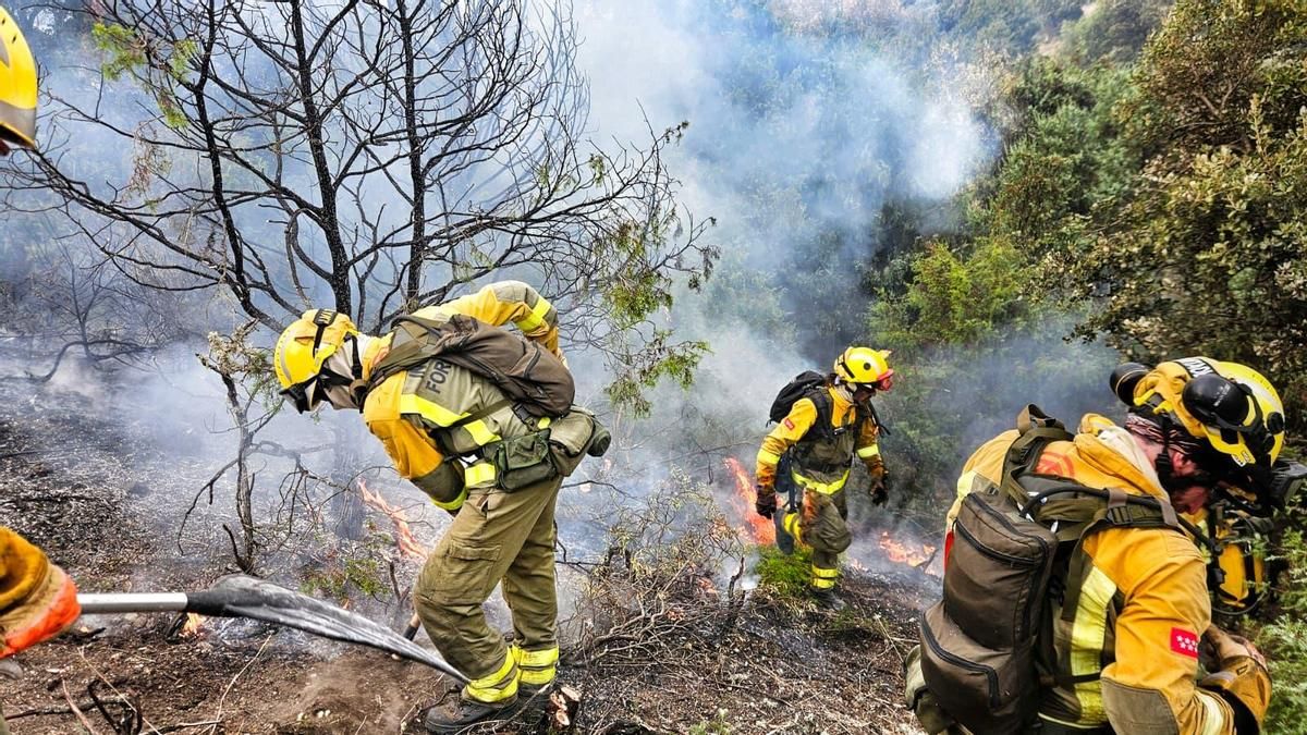 Los bomberos forestales de Madrid retoman la huelga sin ningún avance en la negociación con el Gobierno de Ayuso