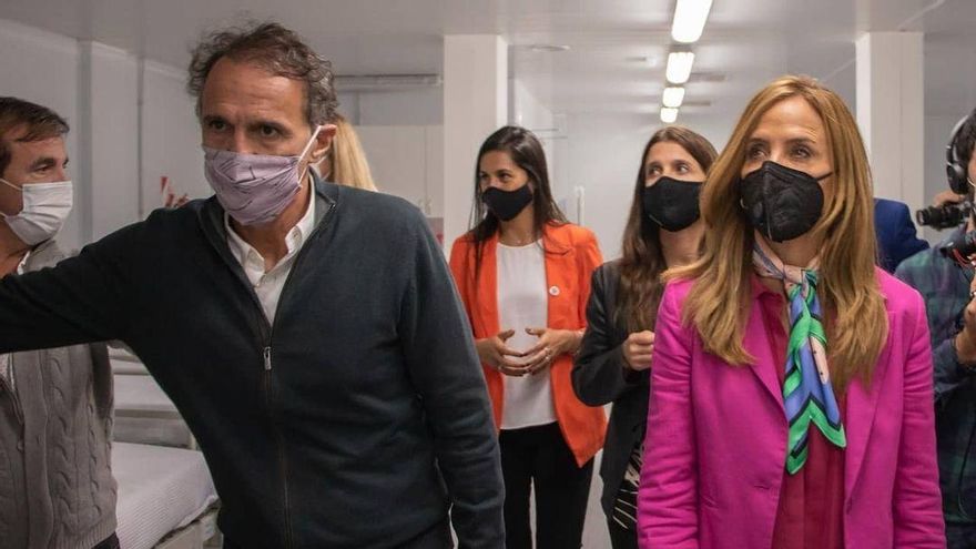 Victoria Tolosa Paz junto al ministro Gabriel Katopodis