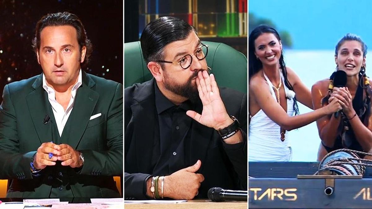 Iker Jiménez en 'Horizonte' / Manu Sánchez en 'El perro andaluz' / María Lamela e Ivana en 'Supervivientes All Stars'